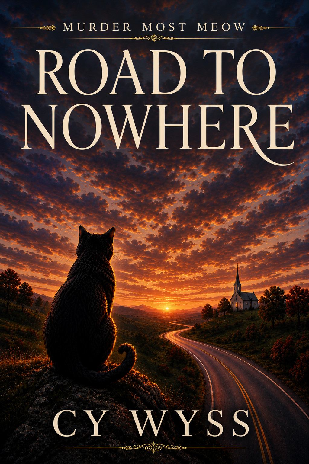 Cover of Road to Nowhere: Murder Most Meow by Cy Wyss